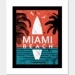 Miami beach Posters and Art